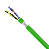 Green PVC Insulated Double shielded Twisted Pair Cable Servo Encoder Multicore Flexible copper wire