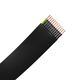 KMCABLE CE wire Flat Cable Muilt-core Black PVC Insulated H07VVH6-F Flexible CE Cable