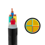 3x50+1x25 PVC insulated/sheath Flexible electric wire copper conductor VV cable 0.6/1kV power cable